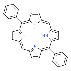 ChemSpider 2D Image | 5,15-Diphenylporphyrin | C32H22N4