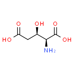 ChemSpider 2D Image | (R)-3-hydroxy-L-glutamic acid | C5H9NO5