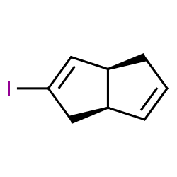 ChemSpider 2D Image | (3aS,6aR)-2-Iodo-1,3a,4,6a-tetrahydropentalene | C8H9I