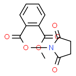 ChemSpider 2D Image | 2,5-Dioxopyrrolidin-1-yl methyl phthalate | C13H11NO6