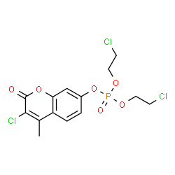 ChemSpider 2D Image | haloxon | C14H14Cl3O6P