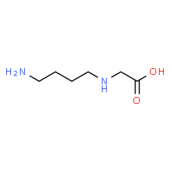 ChemSpider 2D Image | N-(4-Aminobutyl)glycine | C6H14N2O2
