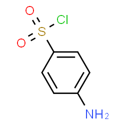 ChemSpider 2D Image | 4-Aminobenzenesulfonyl chloride | C6H6ClNO2S