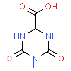 ChemSpider 2D Image | dihydro-5-azaorotic acid | C4H5N3O4