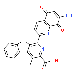 ChemSpider 2D Image | lavendamycin | C22H14N4O4