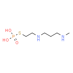 ChemSpider 2D Image | S-(2-{[3-(Methylamino)propyl]amino}ethyl) dihydrogen phosphorothioate | C6H17N2O3PS