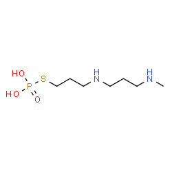 ChemSpider 2D Image | S-(3-{[3-(Methylamino)propyl]amino}propyl) dihydrogen phosphorothioate | C7H19N2O3PS