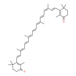 ChemSpider 2D Image | (9cis)-beta,beta-Carotene-4,4'-dione | C40H52O2