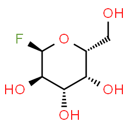ChemSpider 2D Image | alpha-D-Galactopyranosyl fluoride | C6H11FO5