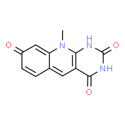 ChemSpider 2D Image | 10-Methylpyrimido[4,5-b]quinoline-2,4,8(1H,3H,10H)-trione | C12H9N3O3