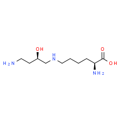 ChemSpider 2D Image | (+)-hypusine | C10H23N3O3
