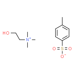 ChemSpider 2D Image | CHOLINE P-TOLUENESULFONATE SALT | C12H21NO4S