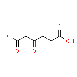 ChemSpider 2D Image | beta-Ketoadipic acid | C6H8O5