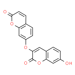 ChemSpider 2D Image | 7-Hydroxy-3-[(2-oxo-2H-chromen-7-yl)oxy]-2H-chromen-2-one | C18H10O6