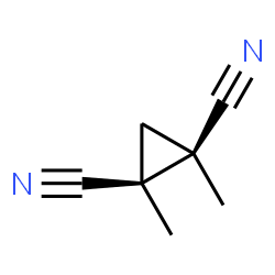 ChemSpider 2D Image | (1R,2S)-1,2-Dimethyl-1,2-cyclopropanedicarbonitrile | C7H8N2