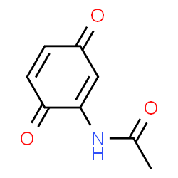 ChemSpider 2D Image | 2-Acetamido-4-benzoquinone | C8H7NO3