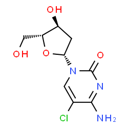 ChemSpider 2D Image | CYTOCHLOR | C9H12ClN3O4
