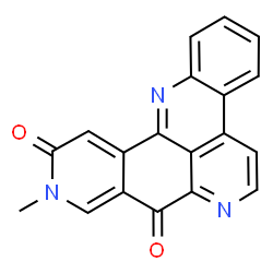 ChemSpider 2D Image | amphimedine | C19H11N3O2