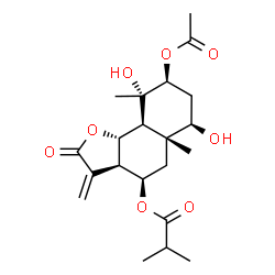 ChemSpider 2D Image | tithofolinolide | C21H30O8