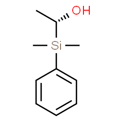 ChemSpider 2D Image | (1R)-1-[Dimethyl(phenyl)silyl]ethanol | C10H16OSi