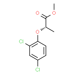 ChemSpider 2D Image | Methyl (2S)-2-(2,4-dichlorophenoxy)propanoate | C10H10Cl2O3