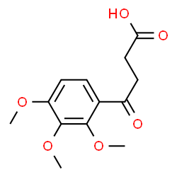 ChemSpider 2D Image | 4-Oxo-4-(2,3,4-trimethoxyphenyl)butanoic acid | C13H16O6