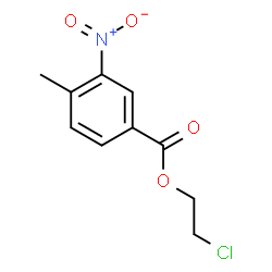 ChemSpider 2D Image | 2-Chloroethyl 4-methyl-3-nitrobenzoate | C10H10ClNO4