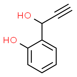 ChemSpider 2D Image | 2-(1-Hydroxy-2-propyn-1-yl)phenol | C9H8O2