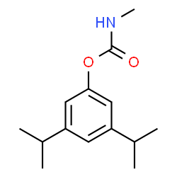 ChemSpider 2D Image | 3,5-Diisopropylphenyl methylcarbamate | C14H21NO2