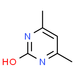 ChemSpider 2D Image | 4,6-dimethylpyrimidin-2-ol | C6H8N2O