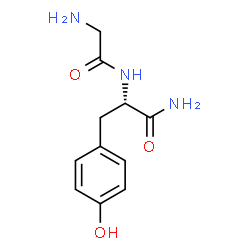 ChemSpider 2D Image | Glycyl-L-tyrosinamide | C11H15N3O3