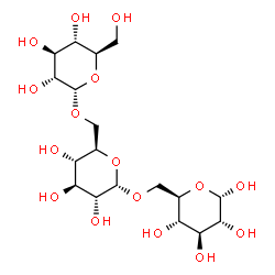 ChemSpider 2D Image | alpha-D-glucosyl-1,6-alpha-D-glucosyl-1,6-alpha-D-glucose | C18H32O16