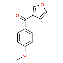 ChemSpider 2D Image | 3-Furyl(4-methoxyphenyl)methanone | C12H10O3