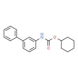 ChemSpider 2D Image | cyclohexyl biphenyl-3-ylcarbamate | C19H21NO2