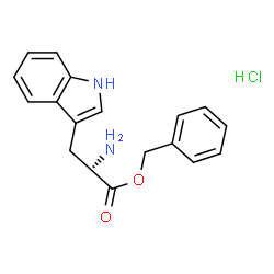 ChemSpider 2D Image | H-TRP-OBZL HYDROCHLORIDE | C18H19ClN2O2