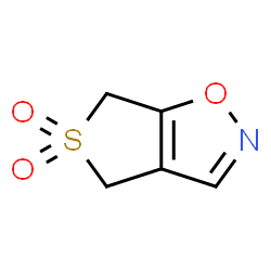ChemSpider 2D Image | 4,6-Dihydrothieno[3,4-d][1,2]oxazole 5,5-dioxide | C5H5NO3S