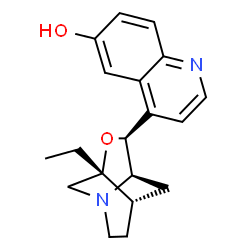 ChemSpider 2D Image | (9S)-10,11-Dihydro-3,9-epoxycinchonan-6'-ol | C19H22N2O2
