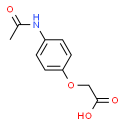 ChemSpider 2D Image | (4-Acetamidophenoxy)acetic acid | C10H11NO4
