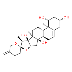 ChemSpider 2D Image | namogenin C | C27H40O6