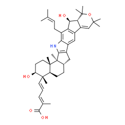 ChemSpider 2D Image | nodulisporic acid C | C43H57NO5
