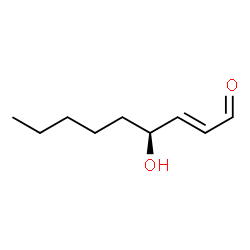 ChemSpider 2D Image | (+)-4-hydroxy-2-nonenal | C9H16O2