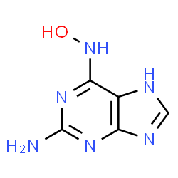 ChemSpider 2D Image | 2-Amino-6-hydroxyaminopurine | C5H6N6O