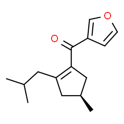 ChemSpider 2D Image | 3-Furyl[(4S)-2-isobutyl-4-methyl-1-cyclopenten-1-yl]methanone | C15H20O2