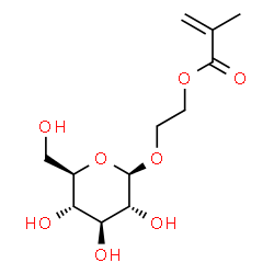 ChemSpider 2D Image | 2-(beta-D-Glucopyranosyloxy)ethyl methacrylate | C12H20O8