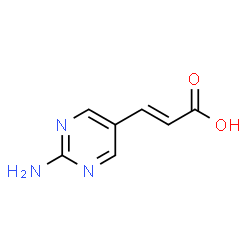 ChemSpider 2D Image | (E)-3-(2-Amino-Pyridine-5yl)-Acrylic Acid | C7H7N3O2
