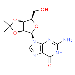 ChemSpider 2D Image | 2',3'-O-Isopropylideneguanosine | C13H17N5O5