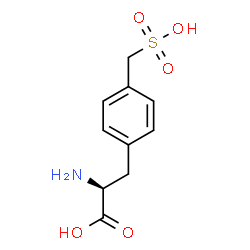 ChemSpider 2D Image | 4-sulfomethyl-L-phenylalanine | C10H13NO5S