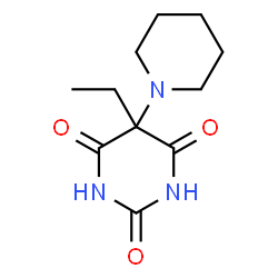 ChemSpider 2D Image | 5-Ethyl-5-(1-piperidyl)barbituric Acid | C11H17N3O3