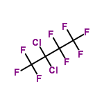 InChI=1/C4Cl2F8/c5-1(6,3(9,10)11)2(7,8)4(12,13)14