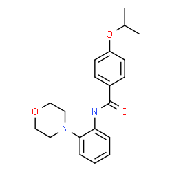 ChemSpider 2D Image | 4-Isopropoxy-N-[2-(4-morpholinyl)phenyl]benzamide | C20H24N2O3